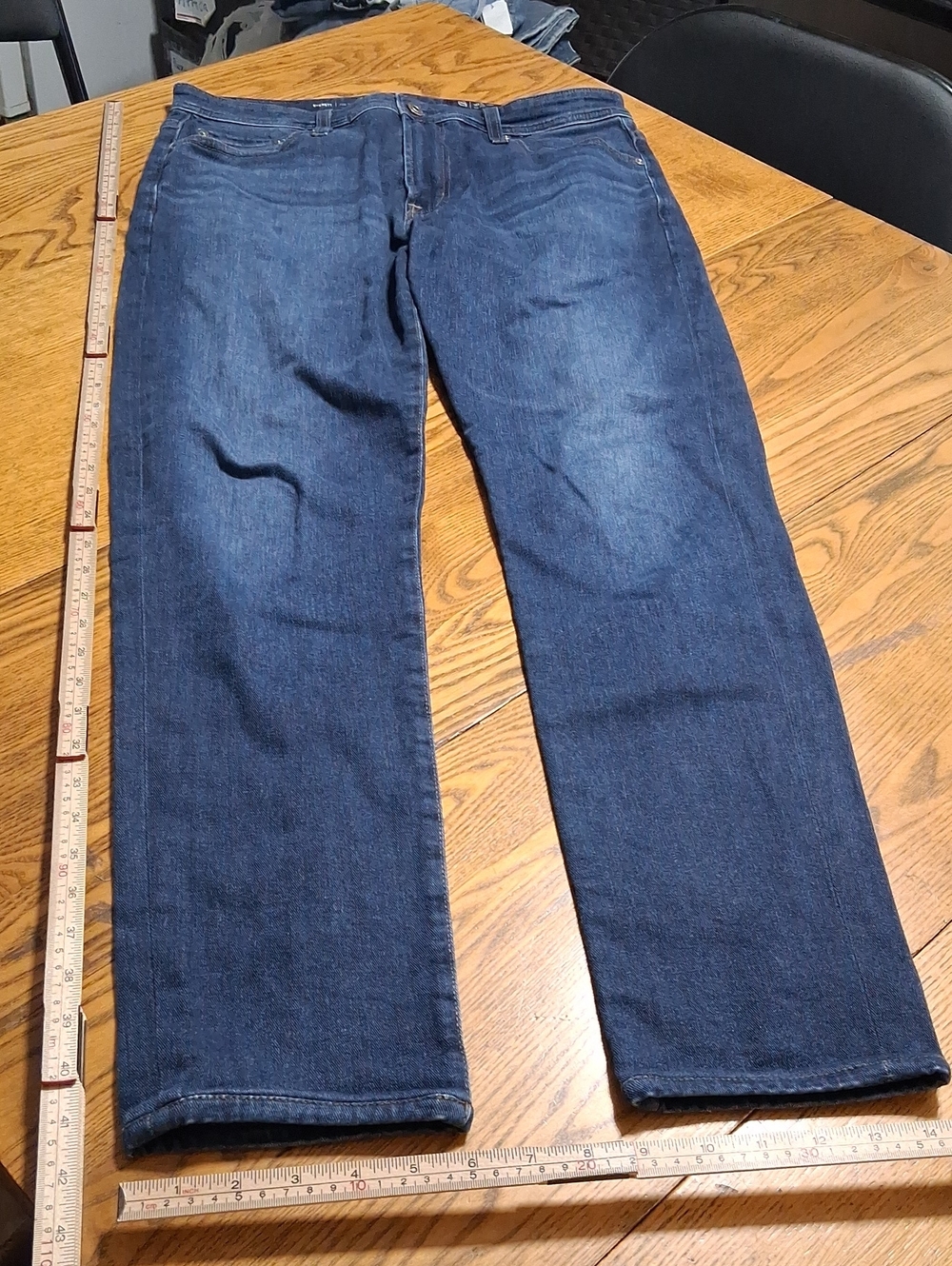 AG ADRIANO GOLDSCHMIED Mens BLUE 33 X 34 EVERETTE SLIM STRAIGHT Preowned Used